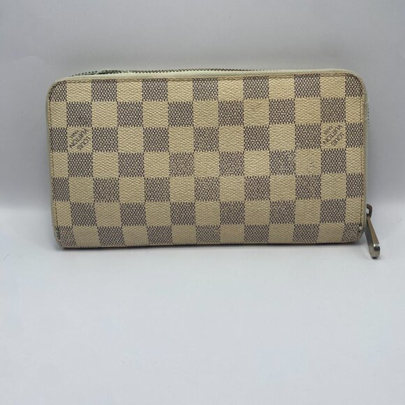 Louis Vuitton Azur Damier Long Zip Wallet - Picture 4 of 13